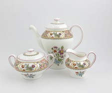 A226/asianflow Minton Asian Flower caffettiera - lattiera - zuccheriera