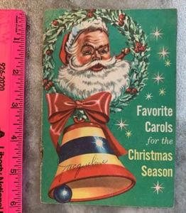Christmas Club Favorite Carols Lyric Book Owensboro National Bank Promo - Picture 1 of 5