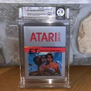 Nueva Atari 2600 E.T. Juego The Extra-Terrestrial Factory Sellado WATA Grado 8.0 ET - Imagen 1 de 5