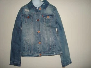 GIRLS LEVIS TRUCKER DENIM JACKET SIZE XL /13-15/NWT - Picture 1 of 3