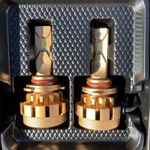 AUXBEAM F16 LED 9005 HB3 Headlight Bulbs 60W Chip Hi/Lo Beam 12000lm 6000K - Picture 1 of 2
