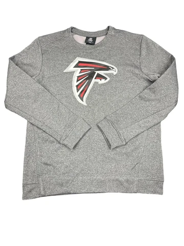 Atlanta Falcons Official NFL Children Youth Large Gray Pullover Sweatshirt Cover