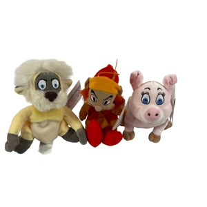 Disney The Black Cauldron Gurgi Fairfolk Henwen Bean Bag Plush NEW - Picture 1 of 3