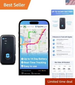 Worldwide Mini GPS Tracker - 14-Day Battery Life, Ideal for Vehicles & Children - Picture 1 of 9