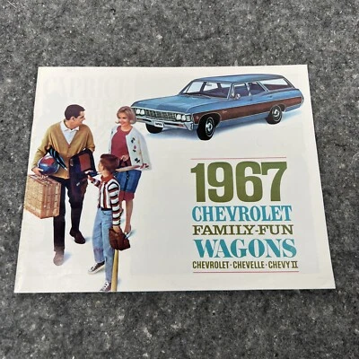 Chevrolet 1967 vagones divertidos para la familia Chevelle Chevy II auto folleto catálogo Foto 1 de 4
