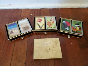Vintage Congress & Caspari Playing Card Flet Box, Double Decks - Picture 1 of 5