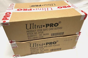 NEW Ultra Pro BULK 20K CASE Clear Poly Penny Trading Card Sleeves Sports 81126 - Picture 1 of 4