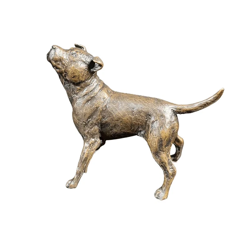 Figura Bull Terrier Staffordshire de bronce edición limitada de Richard Cooper Foto 1 de 1