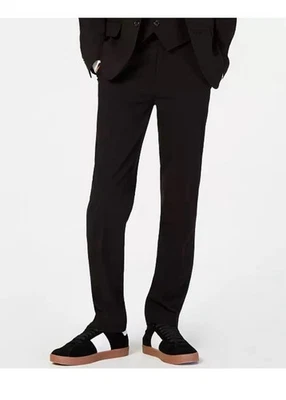 Calvin Klein Suit Separates Boys Size 10 Husky Suit Pants Black NWT - Image 1 of 4