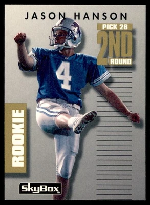 1992 Skybox Primetime - Jason Hanson #124 (RC) - Image 1 of 2