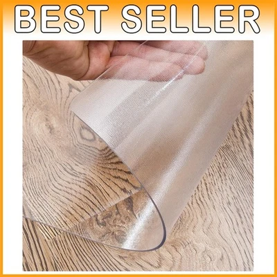 PVC Clear Table Cover Protector - Desk Pad for Dining Table - Image 1 of 4