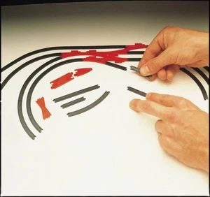 HORNBY R619 TRACK PLANNING SYMBOLS SET 00 OO GAUGE MODEL RAILWAYS - Picture 1 of 2