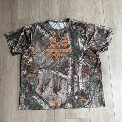 RealTree Xtra Camouflage 2XL Short Sleeve Mens TShirt 100% Polyester - Image 1 of 4