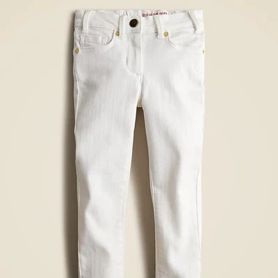 Vaqueros J Crew blancos para niñas talla 8 Foto 1 de 4