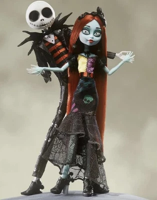 Muñecas Skullector Monster High Pesadilla antes de Navidad Sally y Jack Foto 1 de 4