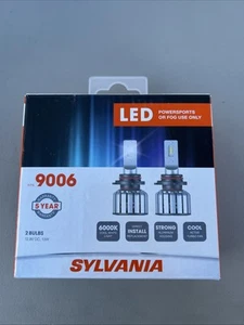 Sylvania 9006 LED Powersport Headlight 2 Bulbs for Off-Road Use Fog Lights - Picture 1 of 3