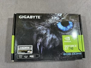 New GIGABYTE GeForce GT 710 2GB DDR5 Graphics Card GV-N710D5-2GIL - Picture 1 of 6