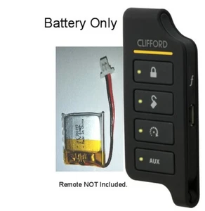 GENUINE Clifford 7857X Rechargeable Battery Remote Replacement Part 60mAh OEM - Picture 1 of 3