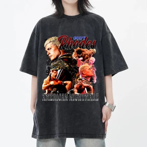Camiseta Cody Rhodes Limited Bootleg Vintage Años 90 Gráfico Lucha Camisas Retro Martí - Imagen 1 de 5