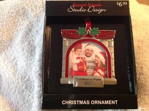 NEW STUDIO DESIgn  Christmas at  home 2018  photo ornament nib - Picture 1 of 1