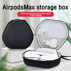 Estuche de transporte de viaje de almacenamiento duro para Apple AirPods Max cubierta de auriculares bolsa gris - Imagen 1 de 16
