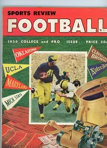 1956 Sports Review College/Pro Football magazine - Picture 1 of 2