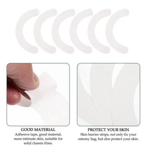 20 Pcs Skin Barrier Strips Waterproof Elastic Stoma Barrier Bands Half - Picture 1 of 10