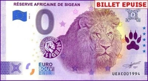 RESERVE AFRICAINE DE SIGEAN / BILLET 0 € / NULL EURO-SCHEIN / UEXC 2023-2 - Picture 1 of 1