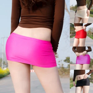 Sexy Women Micro Mini Skirt Short Bodycon Skirt Package Hip Skirt Club Wear• - Picture 1 of 27