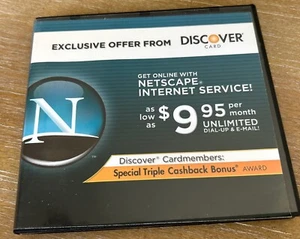 Netscape Internet Service ISP Installation CD Collectible 2004 Dial Up And Email - Picture 1 of 6