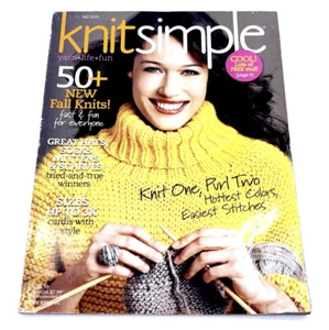Knit Simple Fall Magazine Knitting 50+ Style Pattern Book - Fall For These Knits - Picture 1 of 10