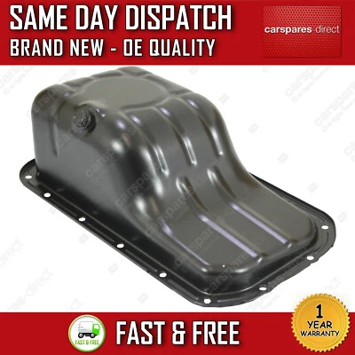 FOR HYUNDAI GETZ i10 AMICA ATOS PRIME 1.0 1.1 PETROL STEEL ENGINE OIL SUMP PAN - Image 1 of 4