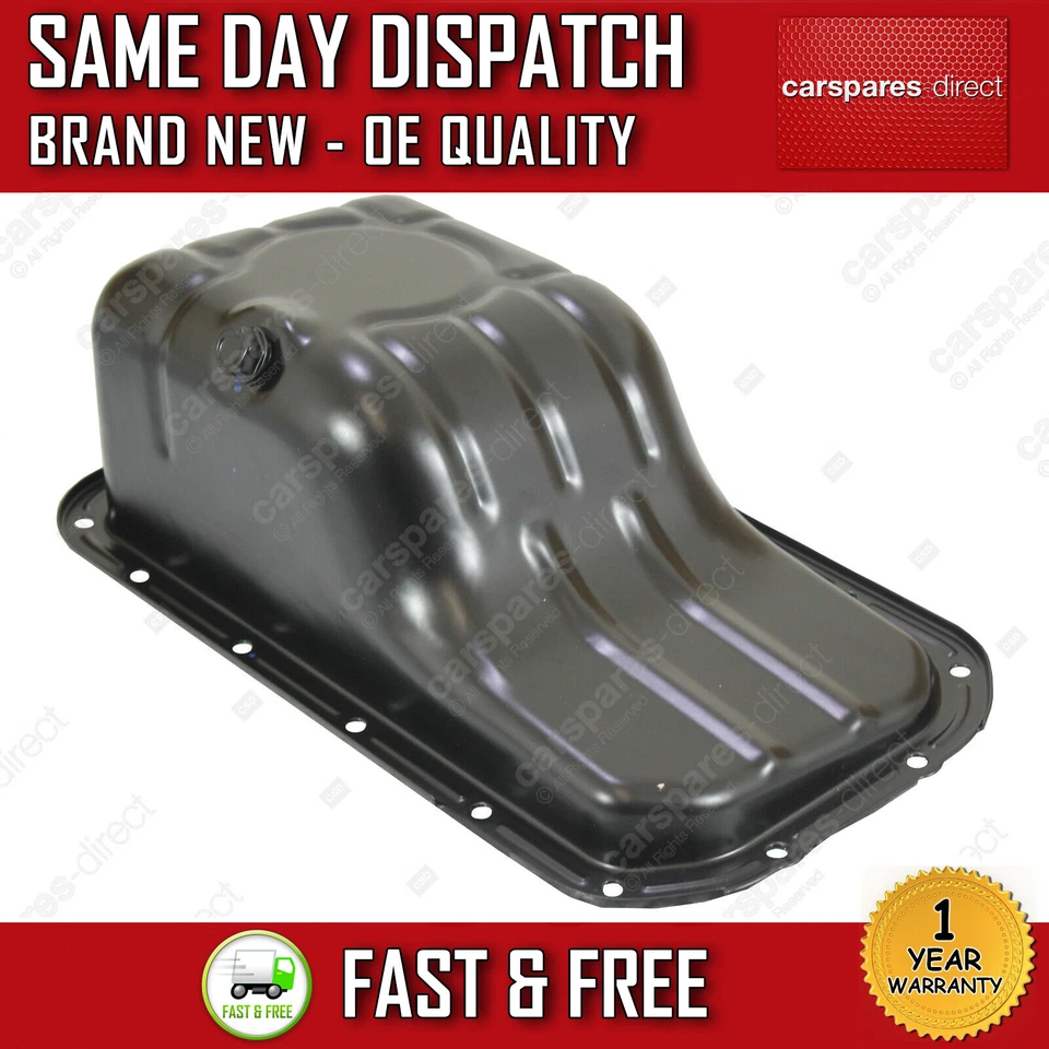 FOR HYUNDAI GETZ i10 AMICA ATOS PRIME 1.0 1.1 PETROL STEEL ENGINE OIL SUMP PAN - Image 1 of 4