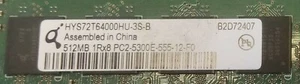 RAM - 512MB DDR2 667MHZ Desktop Computer Memory - Infineon HYS72T64000HU-3S-B - Picture 1 of 2