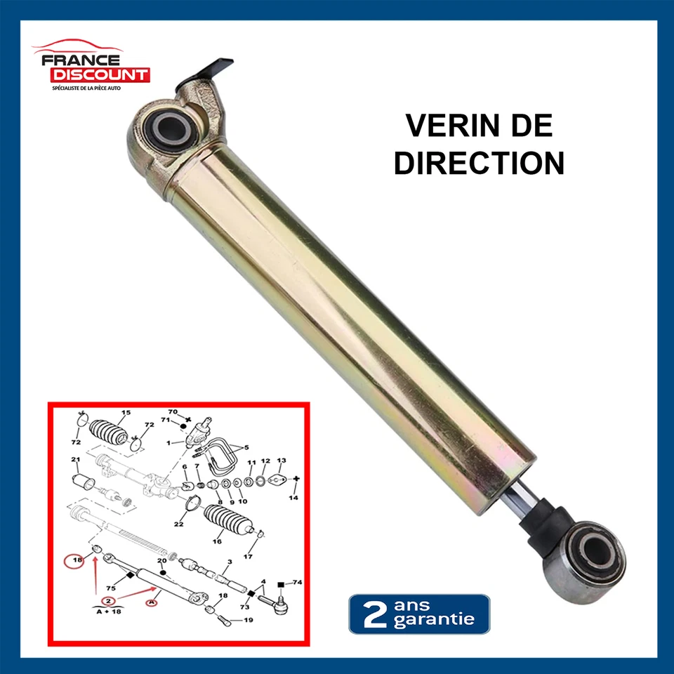 Verin Hydraulique Direction Assistée prevu Berlingo & Partner 401144 9620199180