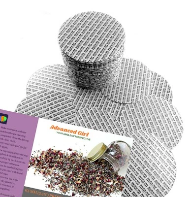 63mm (2.48") Pressure Sensitive Seal Liners MadeinUSA No Induction Sealer Needed - Image 1 of 4
