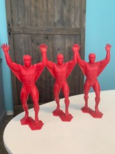 Marx Vintage Spider-Man Dark Red Marvel Comics Figure Avengers