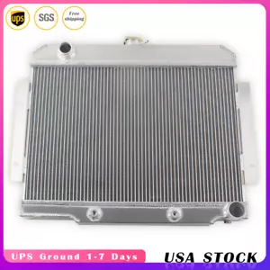 Radiador de refrigeración de carreras Fit 1972-1986 Jeep CJ5/CJ6/CJ7 3 filas núcleo de aluminio completo - Imagen 1 de 7
