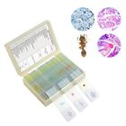 30 Microscope Slides with Specimens for Kids, Prepared Microscope Slides for 