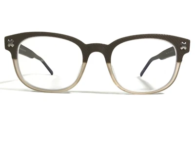 Prodesign Eyeglasses Frames 4699 c.6441 Brown Clear Square Full Rim 51-19-145 - Image 1 of 4