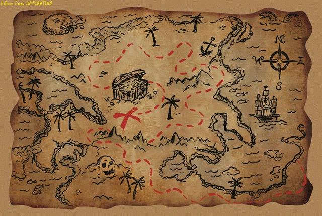 NUEVO DISEÑO PIRATA TESORO MAPA FIESTA BOLSA JUGUETE PROFESIONAL DISFRAZ ACCESORIO Foto 1 de 1