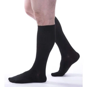 Allegro Essential Men's Ribbed Knee High 20-30 mmHg Compression Socks #102 - Picture 1 of 17