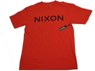 NWT Mens NIXON Short Sleeve Graphic Tee Reds Small - Image 1 of 4