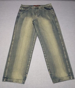 Modajenas Men’s Blue Straight Leg Jeans Denim Wash W42 L34 - Picture 1 of 7