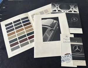 1990 Mercedes S-class Catalog Set 300 420 SEL 560SEL 560SEC Coupe Big Brochure - Picture 1 of 17