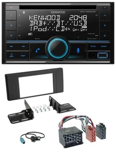 Kenwood CD 2DIN DAB USB MP3 Bluetooth Autoradio für BMW X5 (E53 2000 2002) - Bild 1 von 8