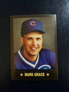 Mark Grace Chicago Cubs #9 S3 1989 Pacific Cards & Comics Black Border - Picture 1 of 2