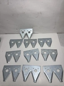 Pack Of 10 Sickle Bar Mower, Knife, Doubles New - Picture 1 of 8