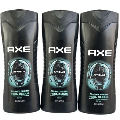 3 hachas Apollo 16 fl. oz. Body Washes aroma aromático a salvia y madera de cedro #2 Foto 1 de 4