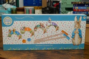 Peter Rabbit Children’s Wooden Croquet Set - Fun For All The Family - Picture 1 of 2
